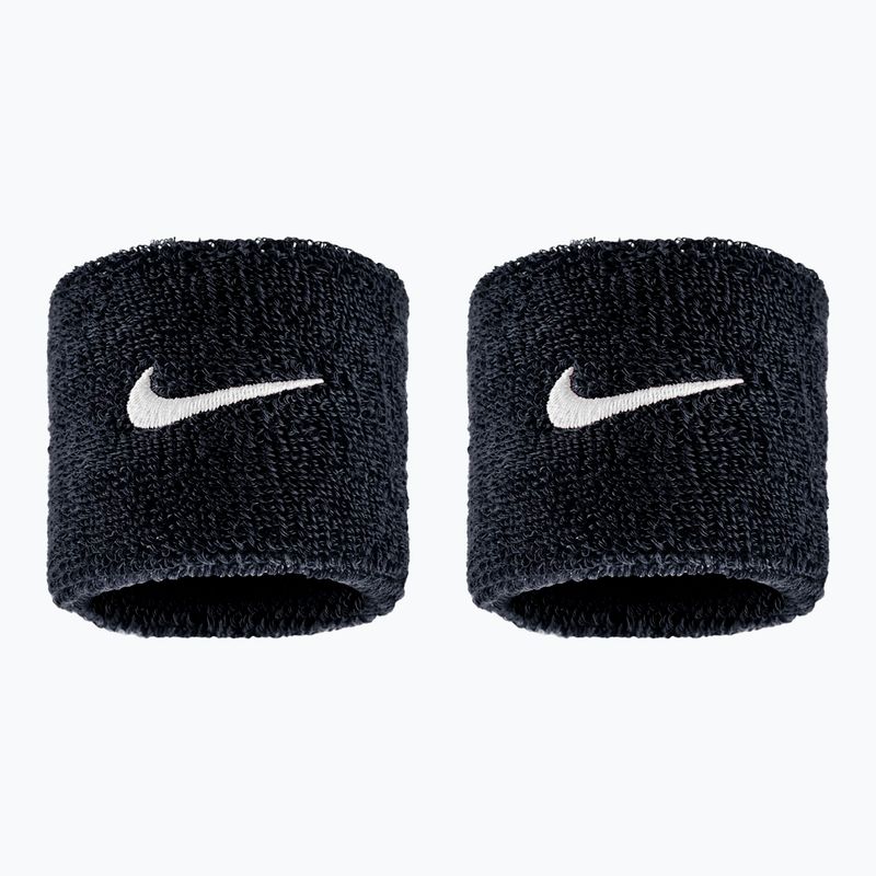 Potítka Nike Swoosh Classic Wristbands 2 ks  black/white