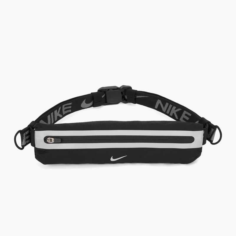 Bežecký opasok Nike Slim 4.0 black/black/silver