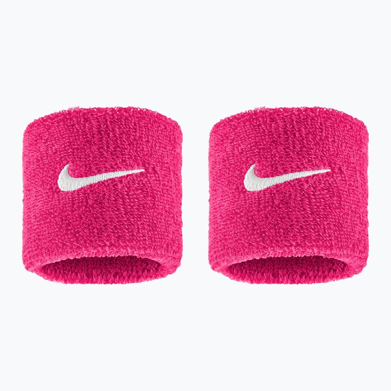 Potítka Nike Swoosh Classic Wristbands 2 ks vivid pink/white