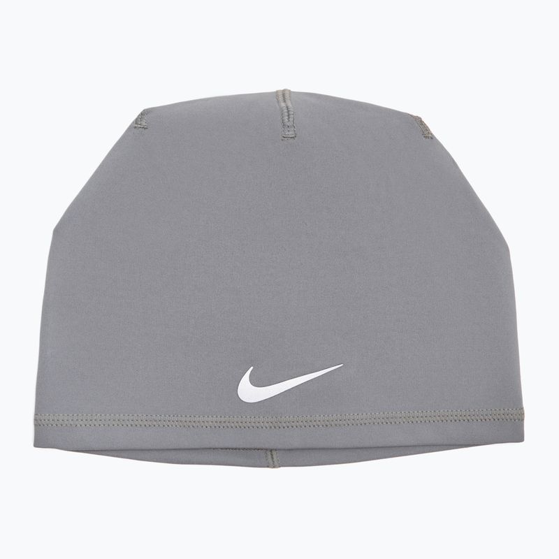 Čiapka Nike Dri-Fit Peak Uncuffed Beanie smoke grey/silver
