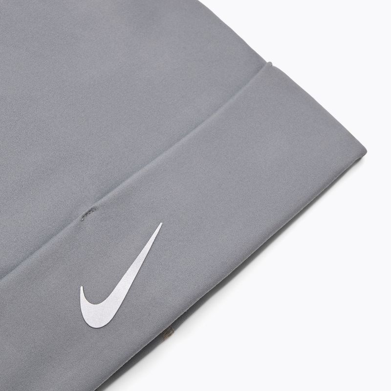 Čiapka Nike Dri-Fit Peak Uncuffed Beanie smoke grey/silver 3