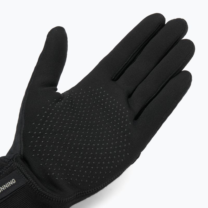 Pánske bežecké rukavice Nike Therma-Fit Pacer Sphere Midweight RG black/black/silver 5