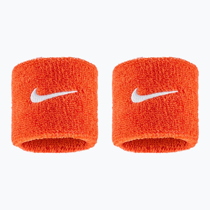 Potítka Nike Swoosh Classic Wristbands 2 ks team orange/white