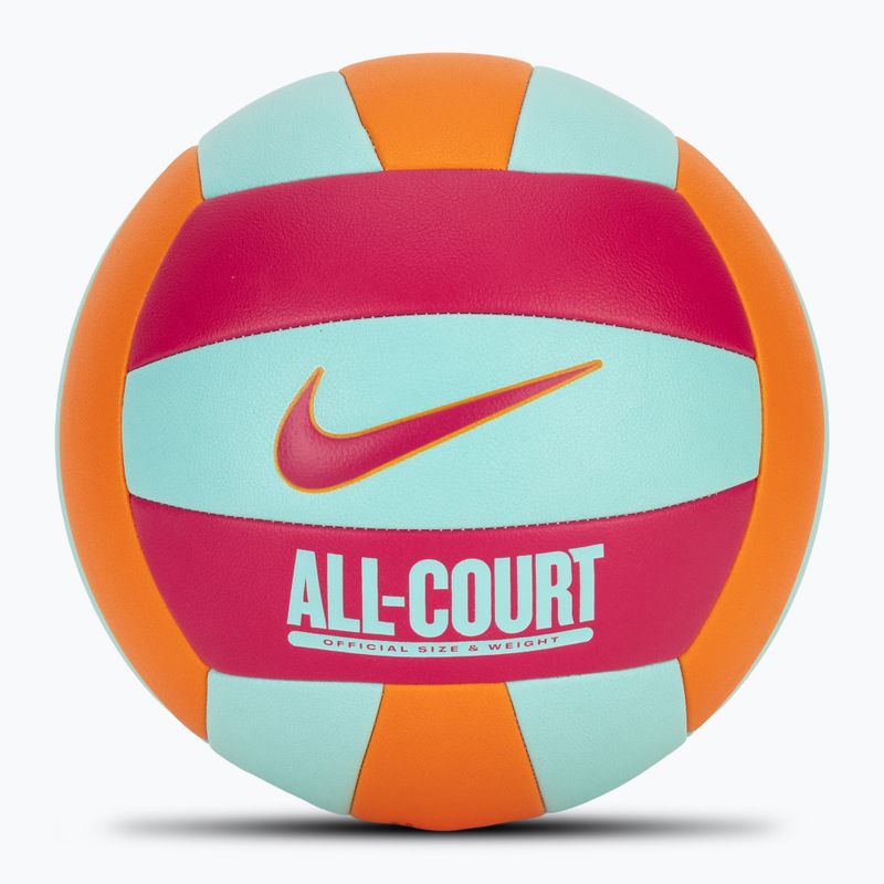 Volejbalová lopta Nike All Court Volleyball bright ceramic/bleached turquoise/rush pink veľkosť 5