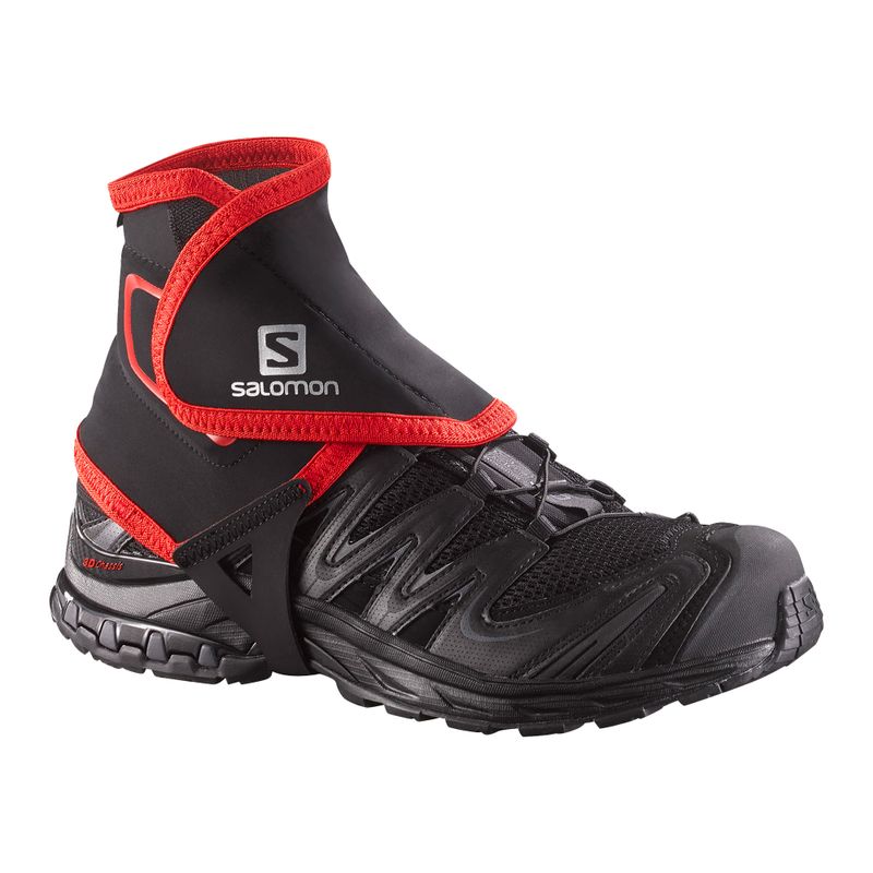 Stropy na bežecké lyžovanie Salomon Trail High čierne L3821