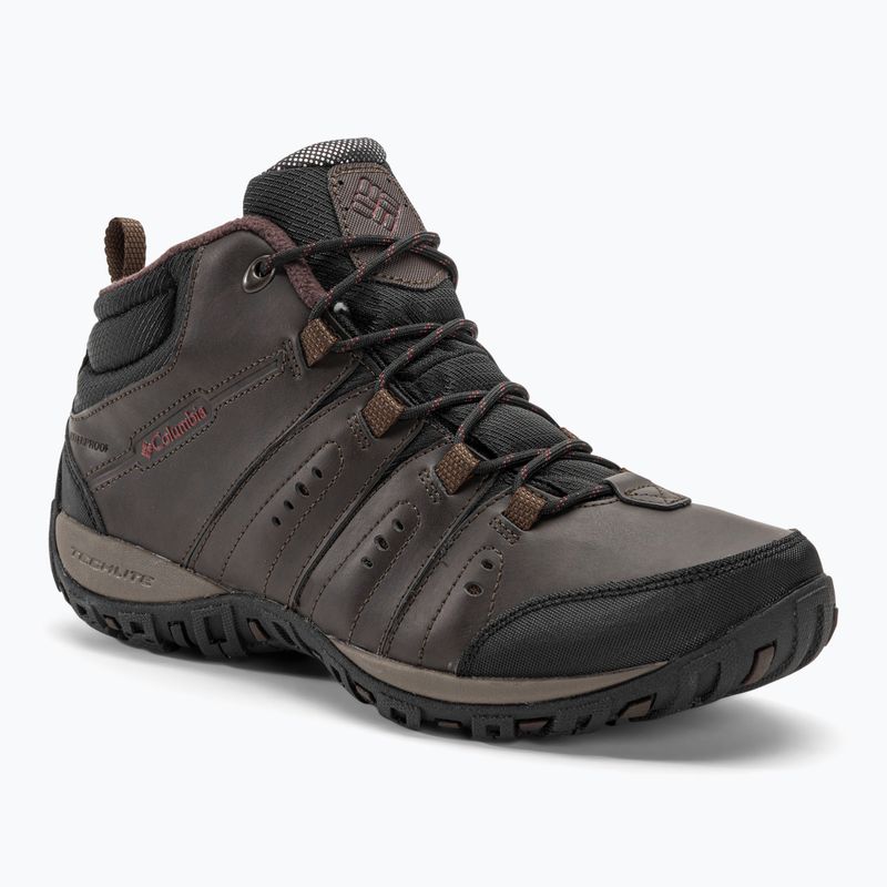 Columbia Woodburn II Chukka WP Omni-Heat pánske trekové topánky cordovan/garnet red