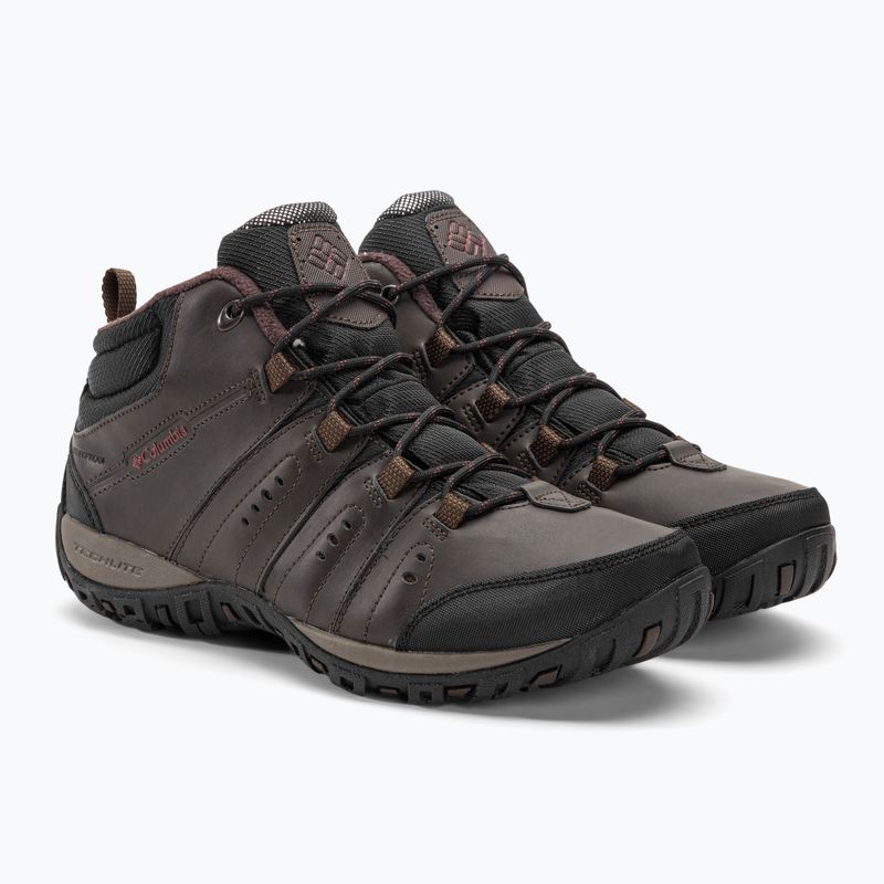 Columbia Woodburn II Chukka WP Omni-Heat pánske trekové topánky cordovan/garnet red 4