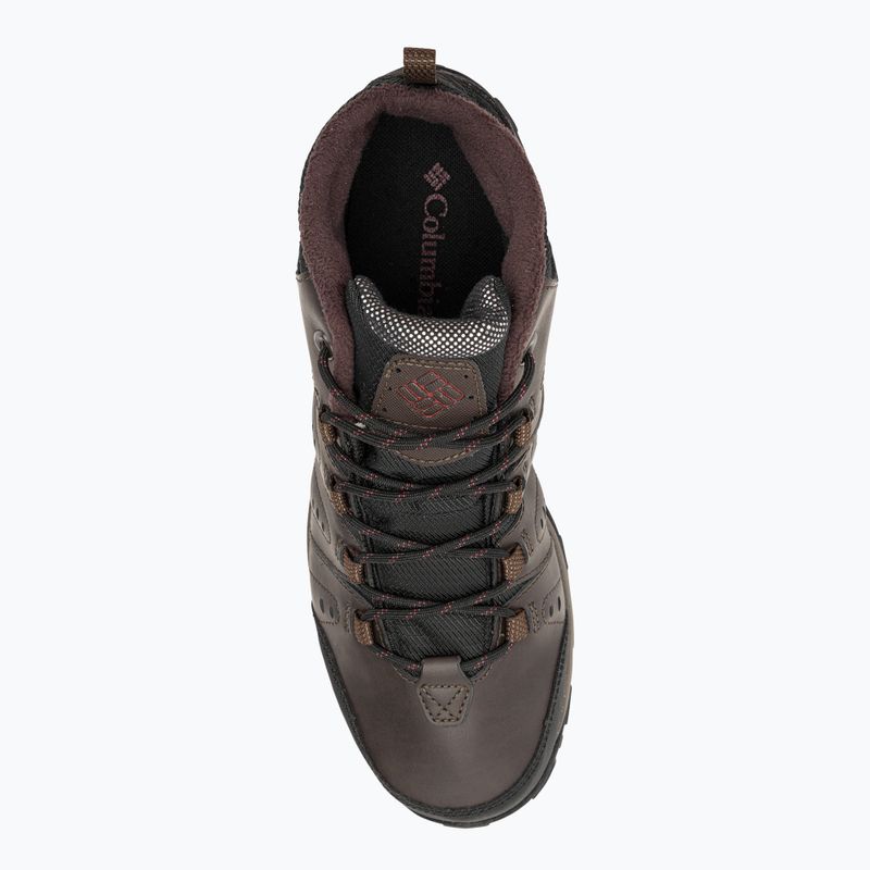 Columbia Woodburn II Chukka WP Omni-Heat pánske trekové topánky cordovan/garnet red 6