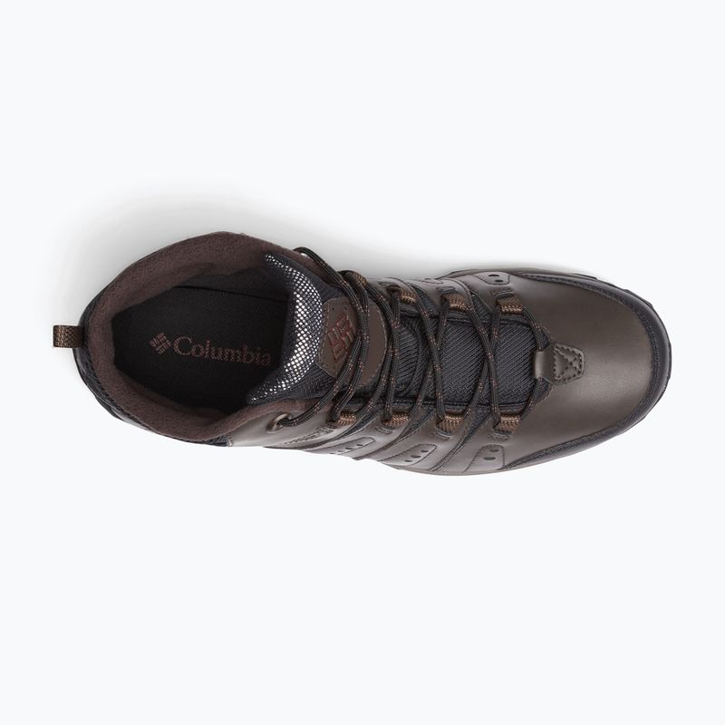 Columbia Woodburn II Chukka WP Omni-Heat pánske trekové topánky cordovan/garnet red 16