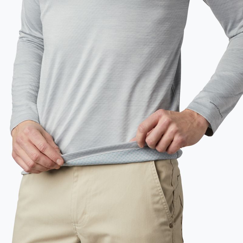Trekkingové tričko s dlhým rukávom Columbia Zero Rules  grey heather 5
