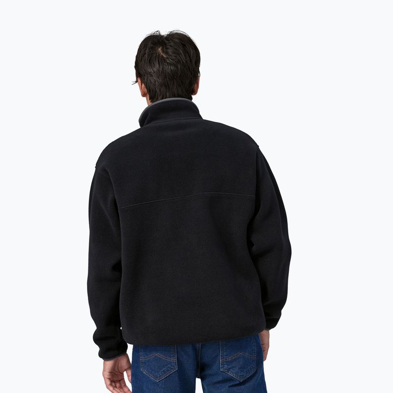 Pánska fleecová mikina Patagonia Synch Snap-T P/O black w/forge grey 2