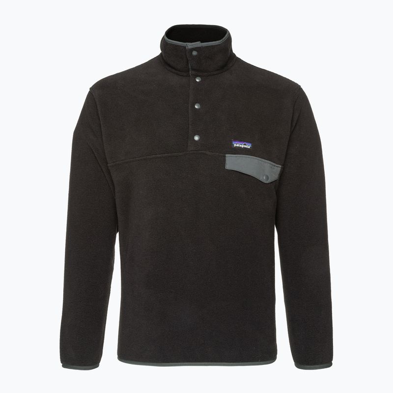 Pánska fleecová mikina Patagonia Synch Snap-T P/O black w/forge grey 3