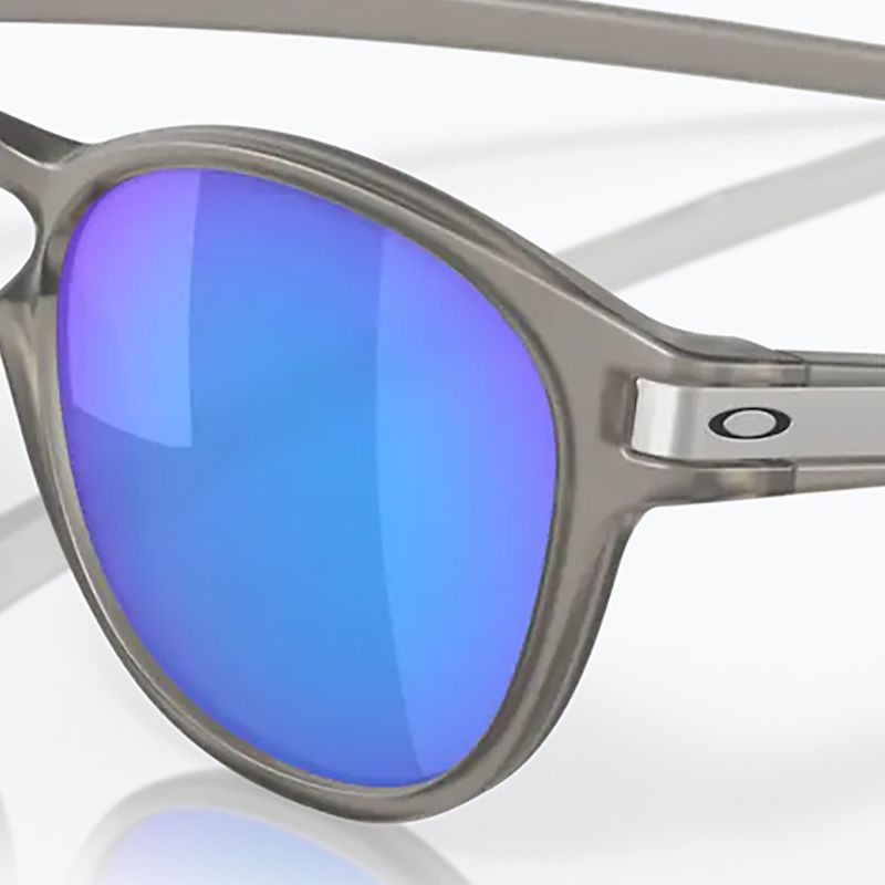 Slnečné okuliare Oakley Latch matte grey ink/prizm sapphire polarized 11