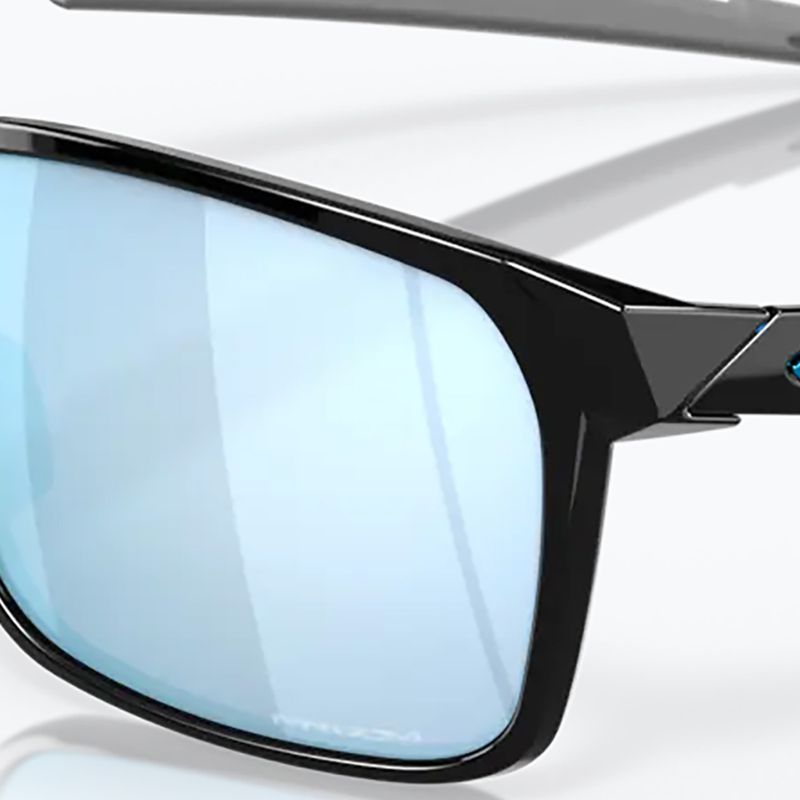 Slnečné okuliare Oakley Portal X leštená čierna/prizm deep water polarizované 11