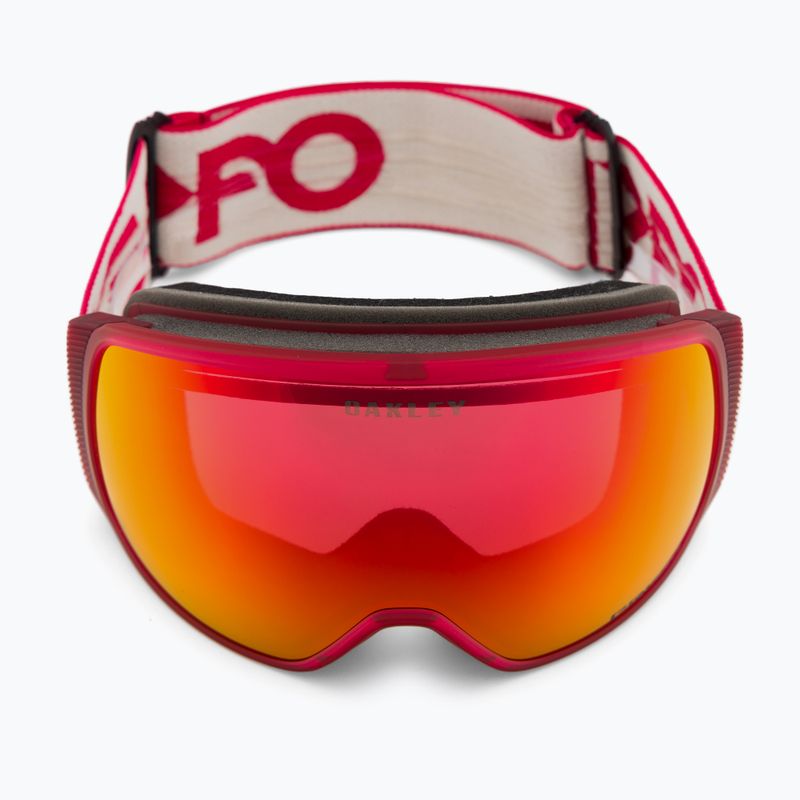 Lyžiarske okuliare Oakley Flight Tracker červené OO7104-43 2