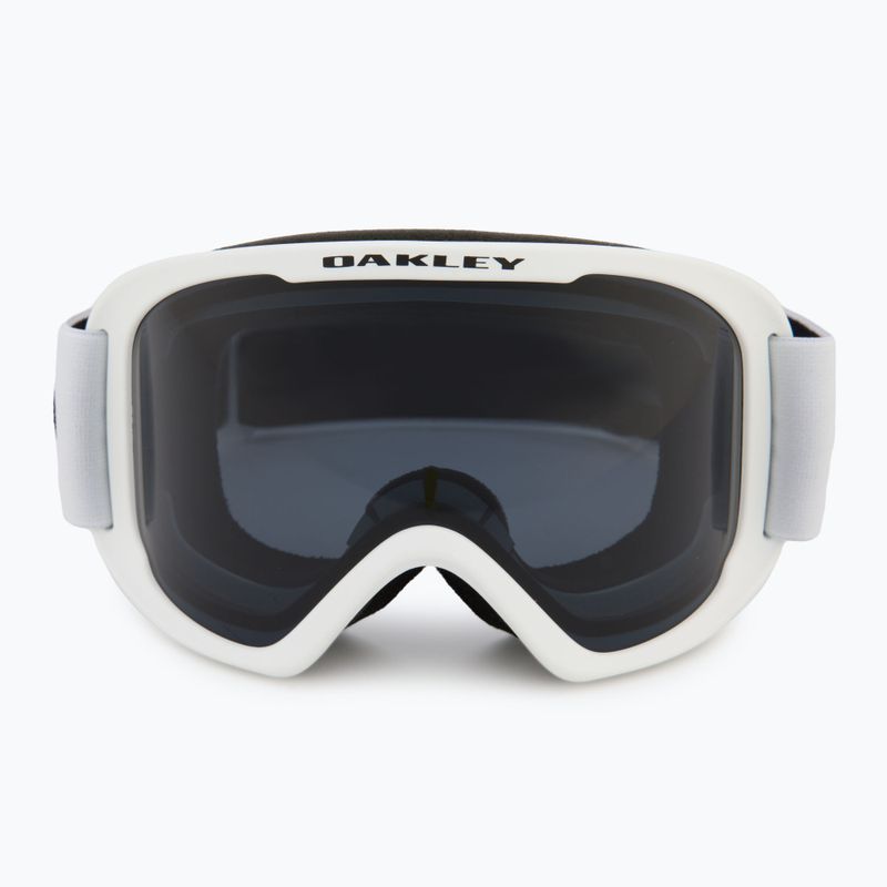 Lyžiarske okuliare Oakley O-Frame 2.0 Pro L matne biele/tmavosivé 2