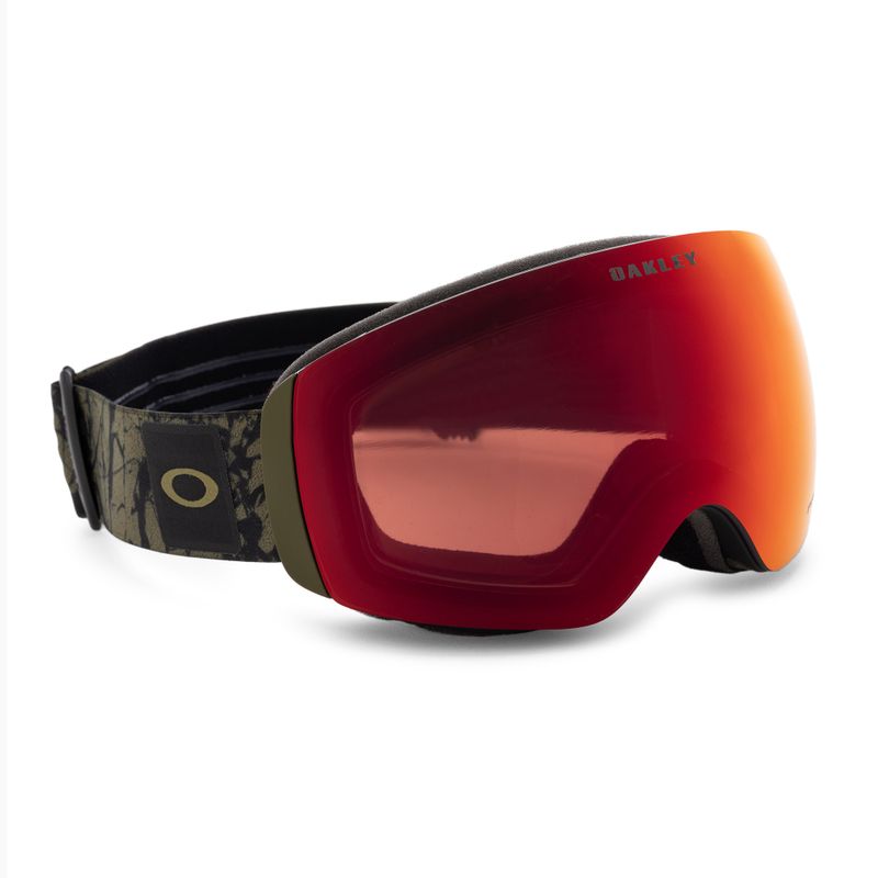 Lyžiarske okuliare Oakley Flight Deck M červené OO7064-C1