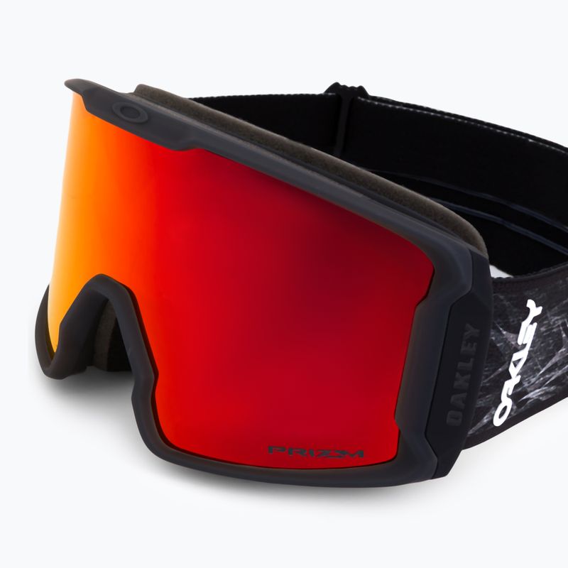 Lyžiarske okuliare Oakley Line Miner L červené OO7070-B4 5
