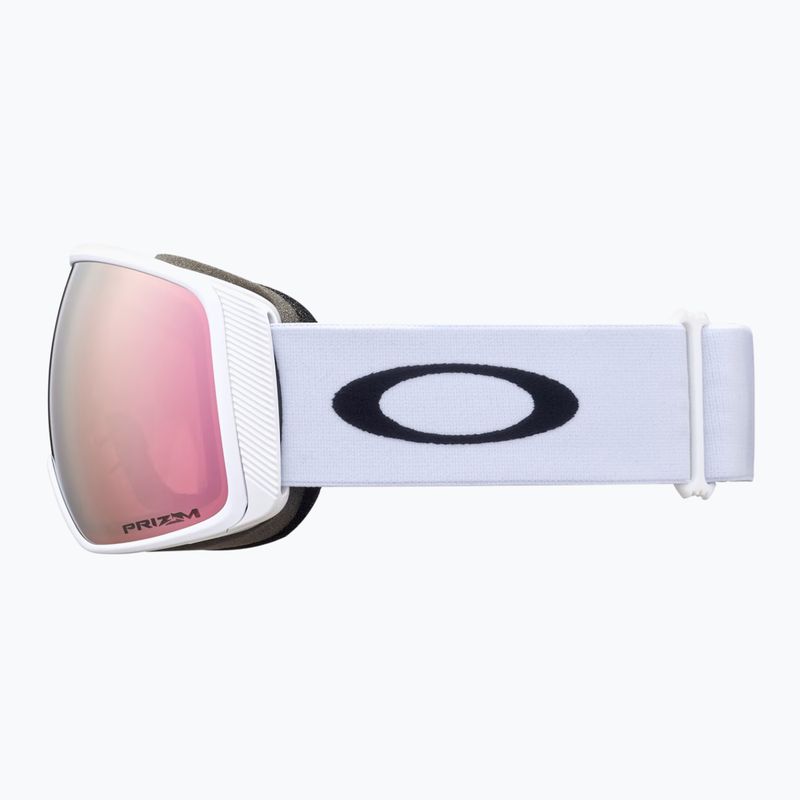 Lyžiarske okuliare Oakley Flight Tracker L matte white/prizm rose gold iridium 4