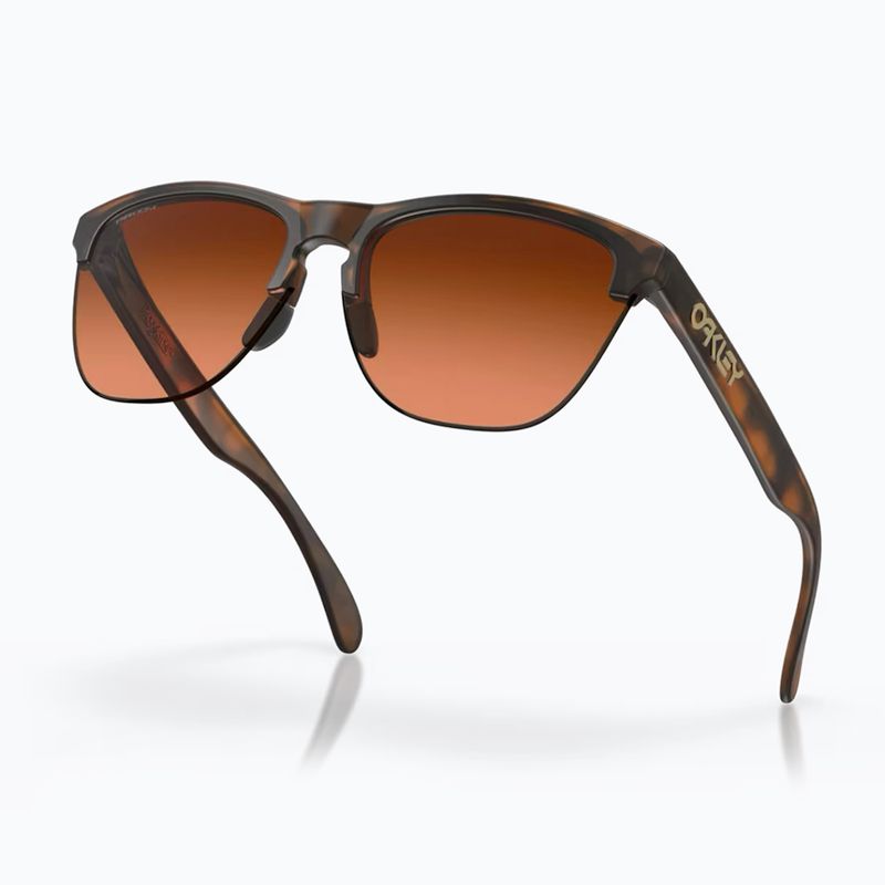 Slnečné okuliare Oakley Frogskins Lite matná hnedá korytnačka/prízemný hnedý gradient 4