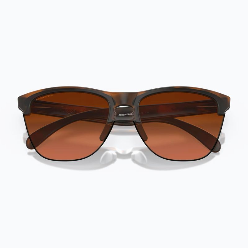 Slnečné okuliare Oakley Frogskins Lite matná hnedá korytnačka/prízemný hnedý gradient 5