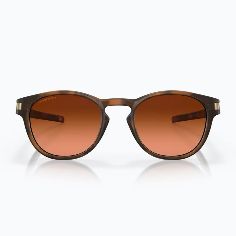 Slnečné okuliare Oakley Latch matná hnedá korytnačka/prízemný hnedý gradient 2