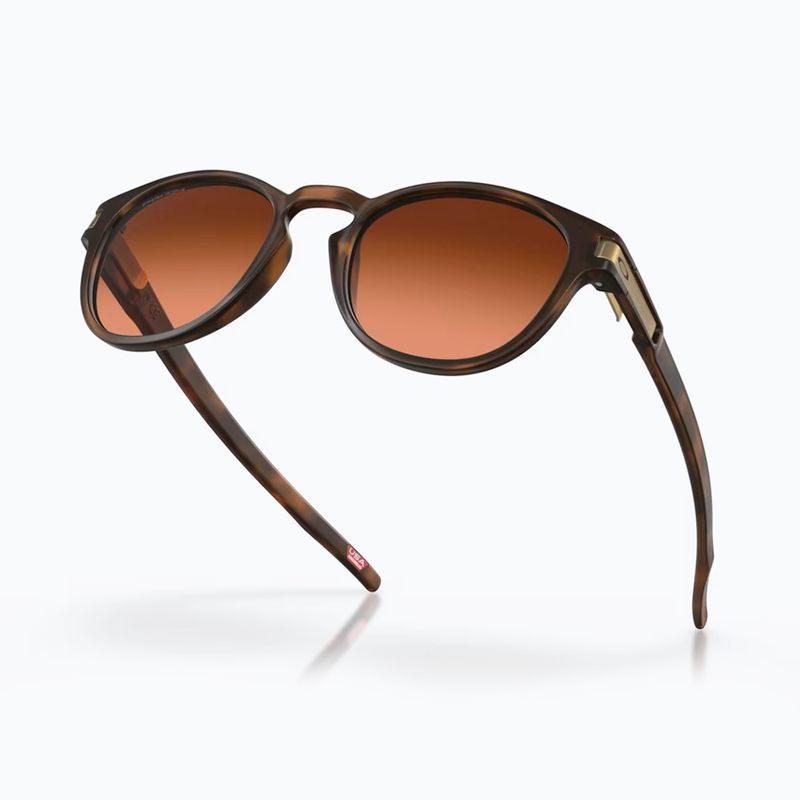 Slnečné okuliare Oakley Latch matná hnedá korytnačka/prízemný hnedý gradient 4