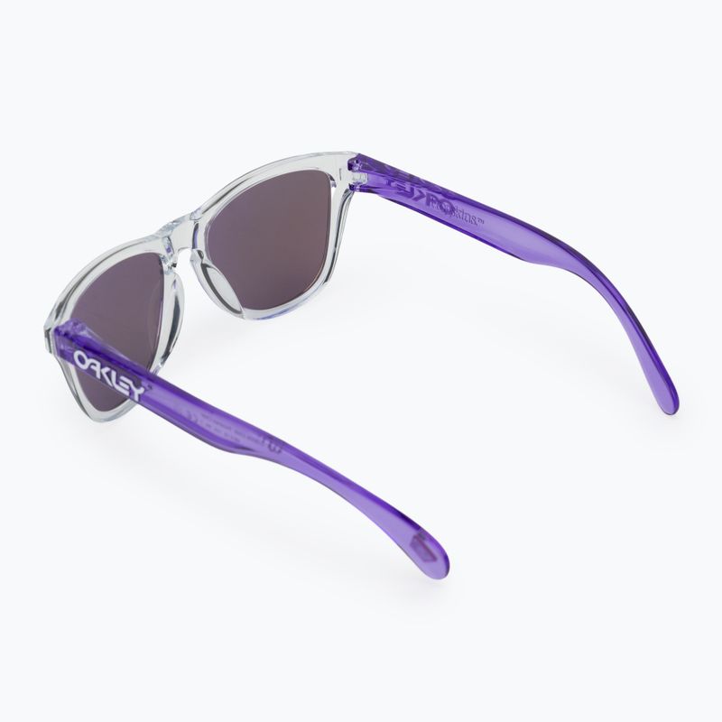 Detské slnečné okuliare Oakley Frogskins XXS clear/prizm violet 2