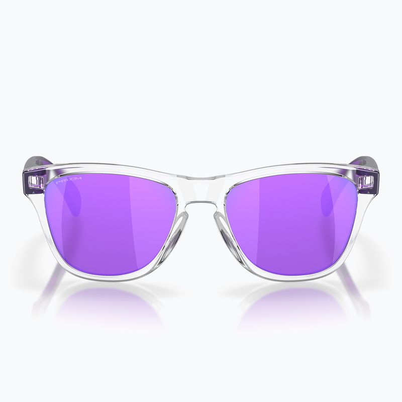Detské slnečné okuliare Oakley Frogskins XXS clear/prizm violet 2