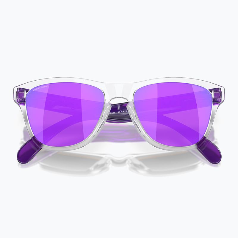 Detské slnečné okuliare Oakley Frogskins XXS clear/prizm violet 5