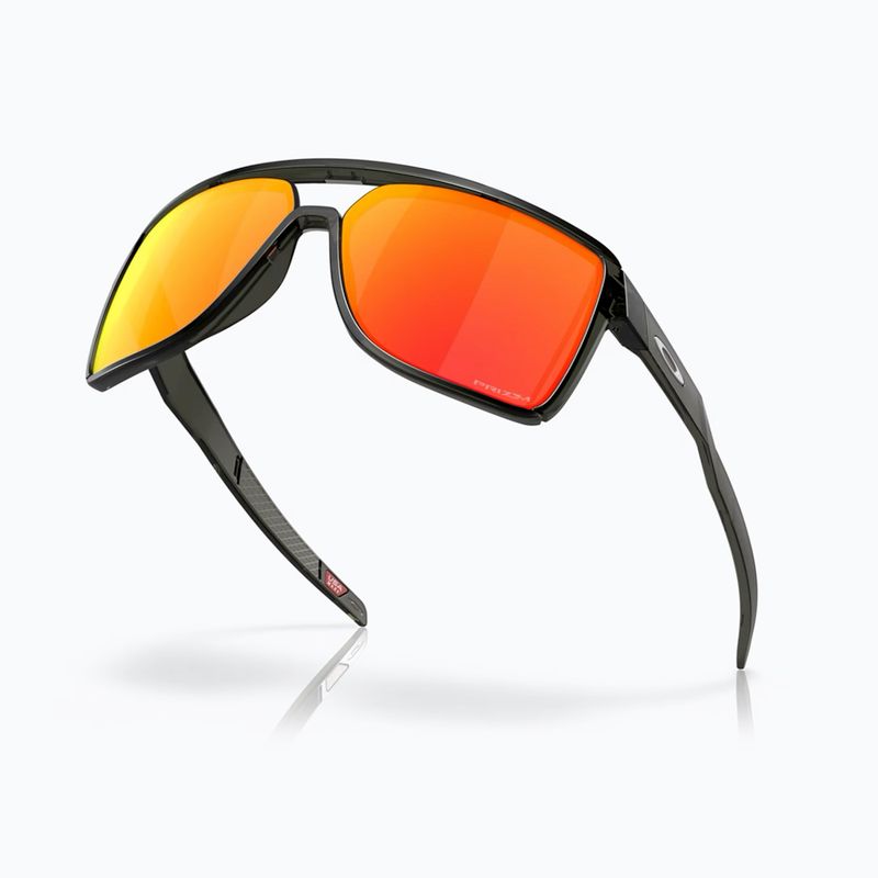 Slnečné okuliare Oakley Castel matte grey smoke/prizm ruby 4