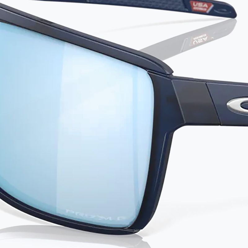 Oakley Castel matné trans blue/prizm deep water polarizačné okuliare na turistiku 11