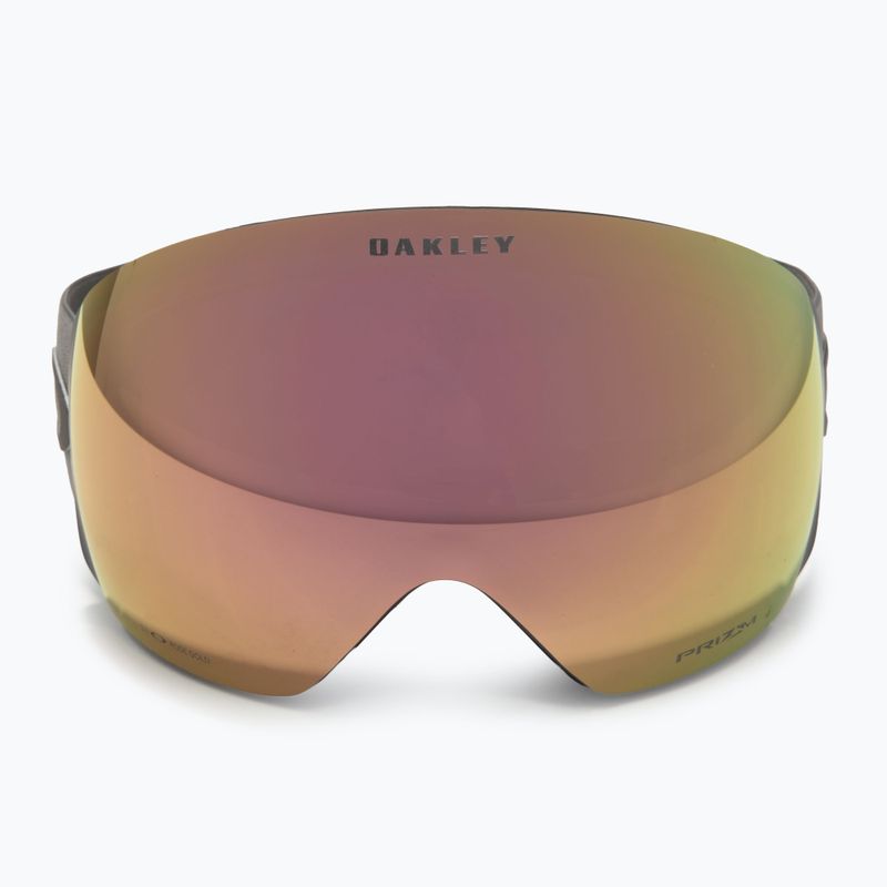 Lyžiarske okuliare Oakley Flight Deck L matte forged iron/prizm rose gold iridium 2