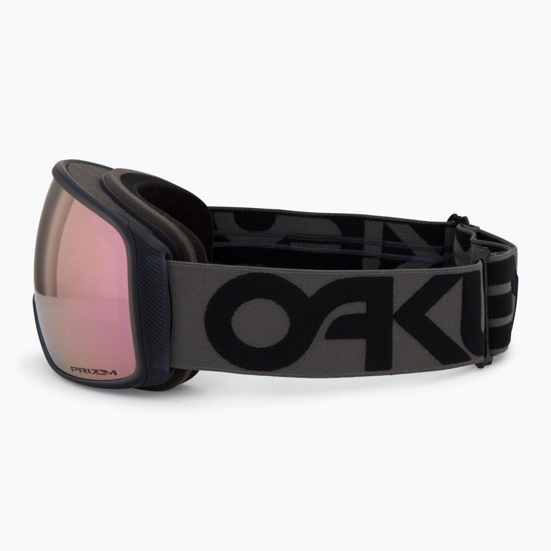 Lyžiarske okuliare Oakley Flight Tracker L matte b1b forged iron/prizm rose gold iridium 4