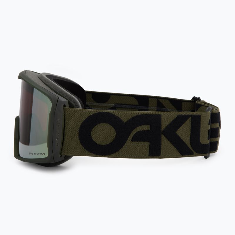 Lyžiarske okuliare Oakley Line Miner L matte b1b dark brush/prizm sage gold iridium 4