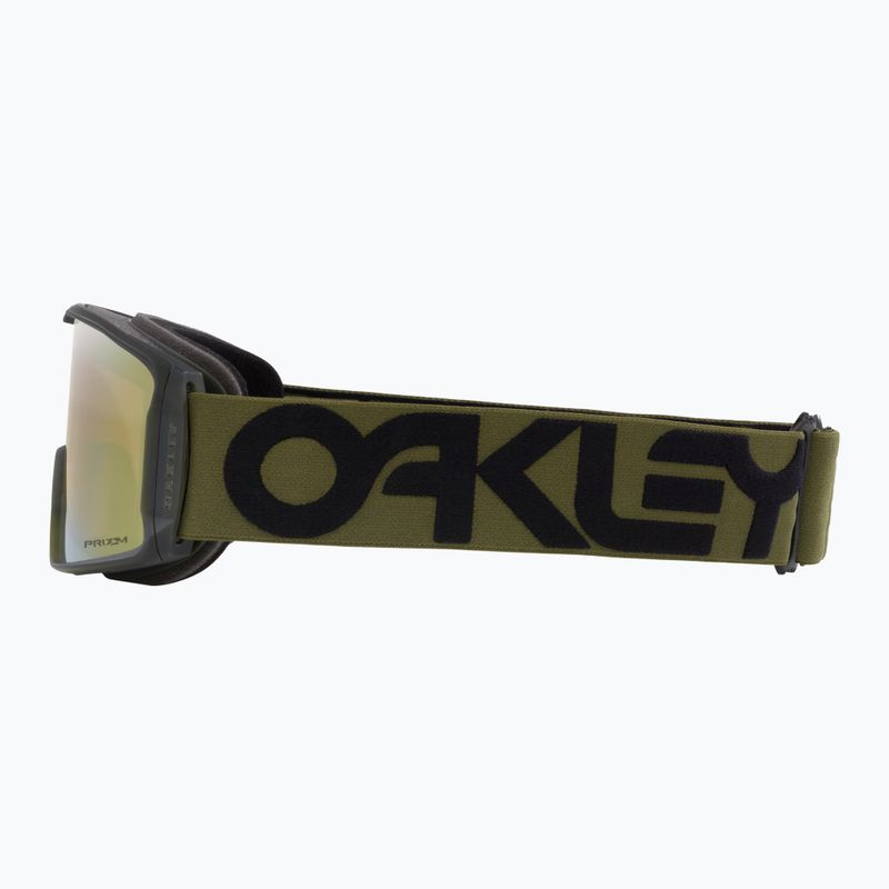 Lyžiarske okuliare Oakley Line Miner L matte b1b dark brush/prizm sage gold iridium 4