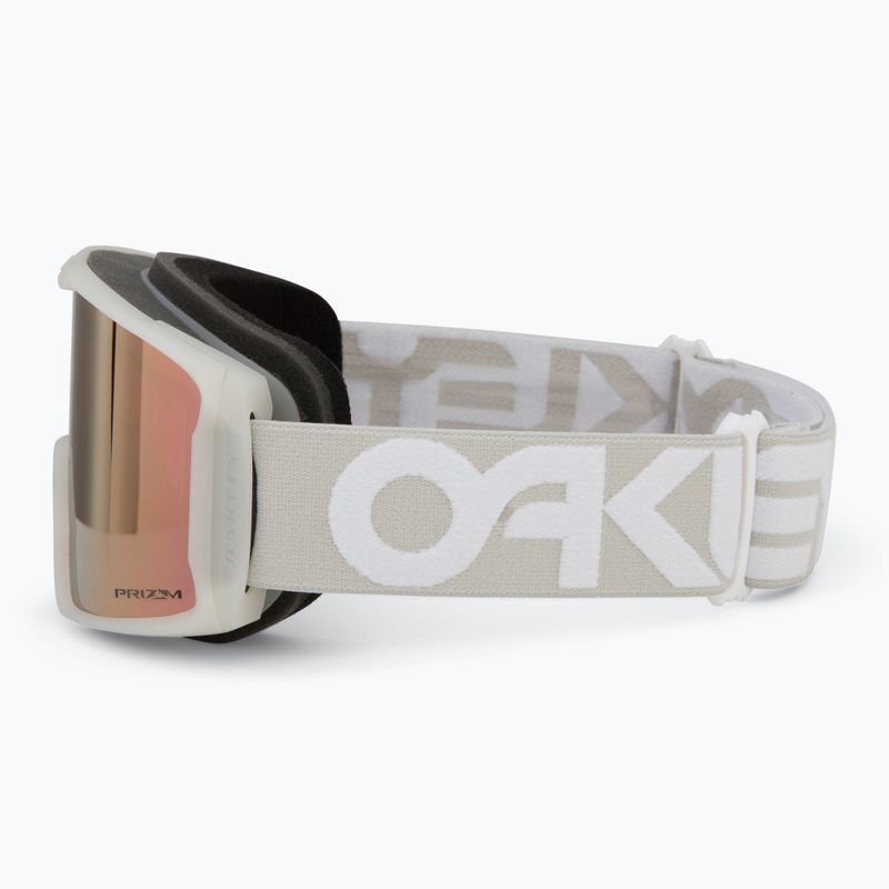 Lyžiarske okuliare Oakley Line Miner M matte b1b cool grey/prizm rose gold iridium 4