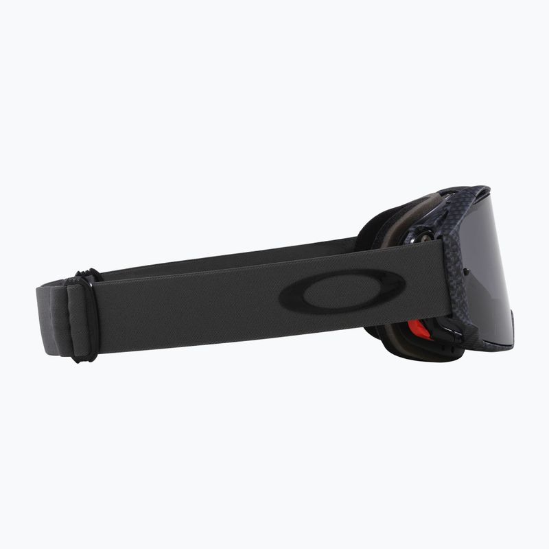 Cyklistické okuliare Oakley Airbrake MTB z uhlíkových vlákien/svetlo šedé 2