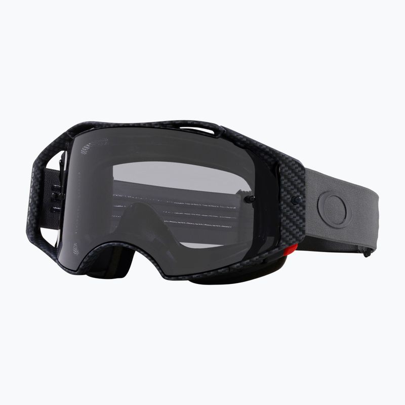 Cyklistické okuliare Oakley Airbrake MTB z uhlíkových vlákien/svetlo šedé 7