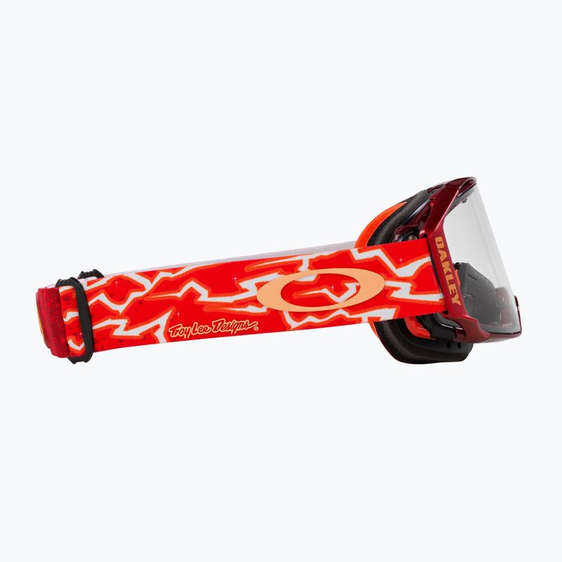 Cyklistické okuliare Oakley Airbrake MTB tld red lightning/clear 2