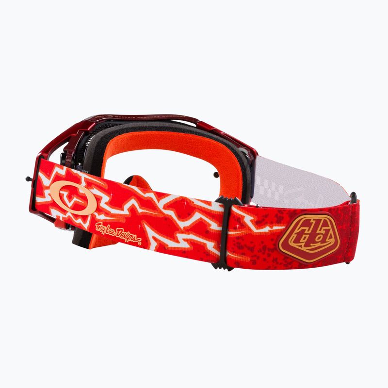 Cyklistické okuliare Oakley Airbrake MTB tld red lightning/clear 5
