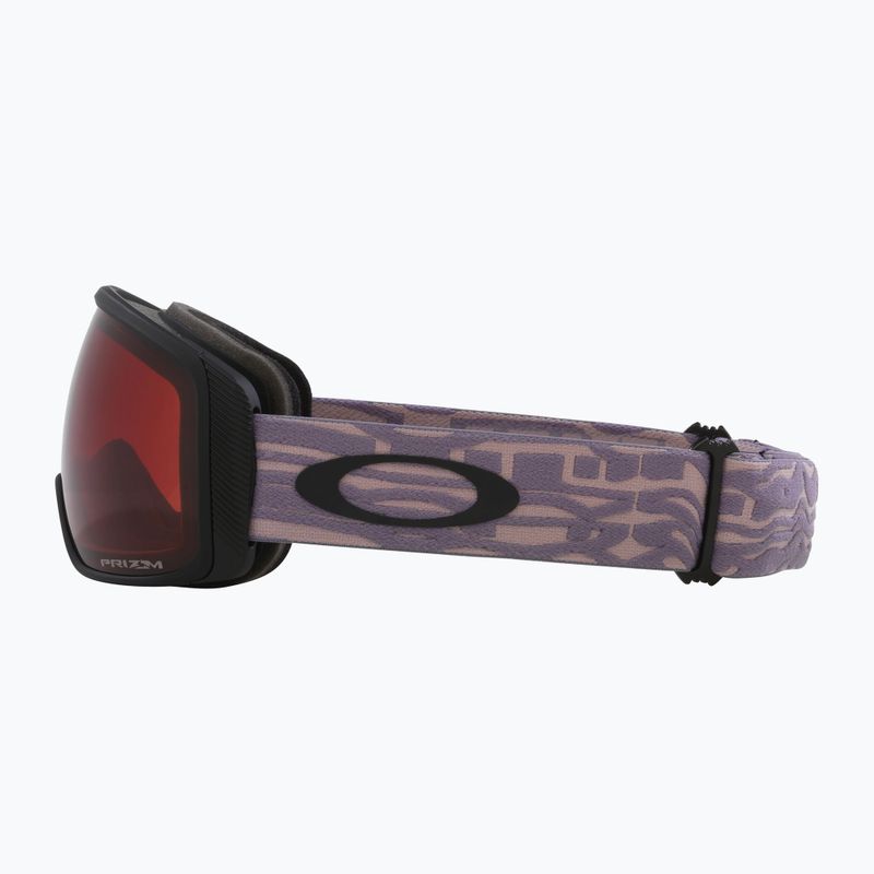 Lyžiarske okuliare Oakley Flight Tracker M toadstool wave/prizm snow garnet 4