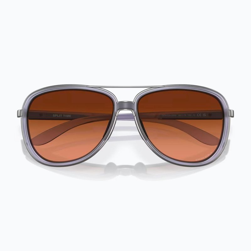Slnečné okuliare Oakley Split Time matné trans lila/prizm brown gradient 5