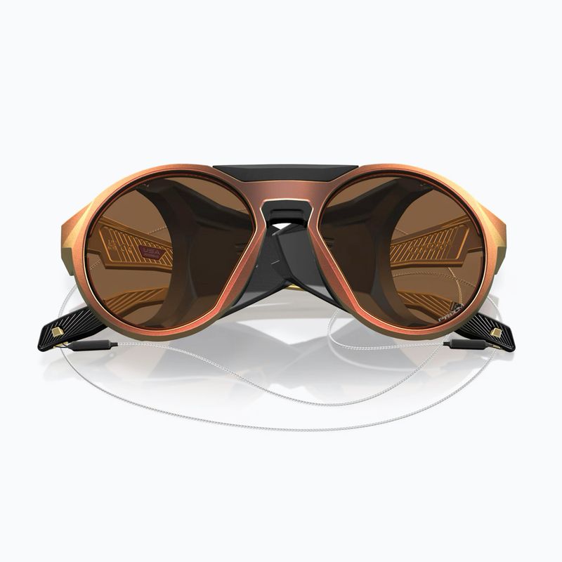 Slnečné okuliare Oakley Clifden matne červené zlaté colourshift/prizm bronze 5