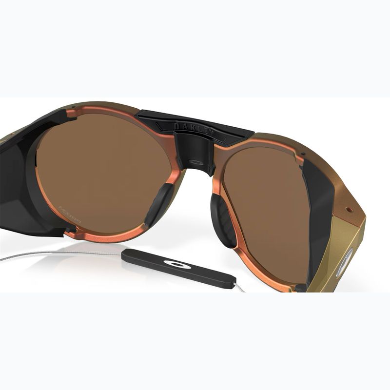 Slnečné okuliare Oakley Clifden matne červené zlaté colourshift/prizm bronze 7