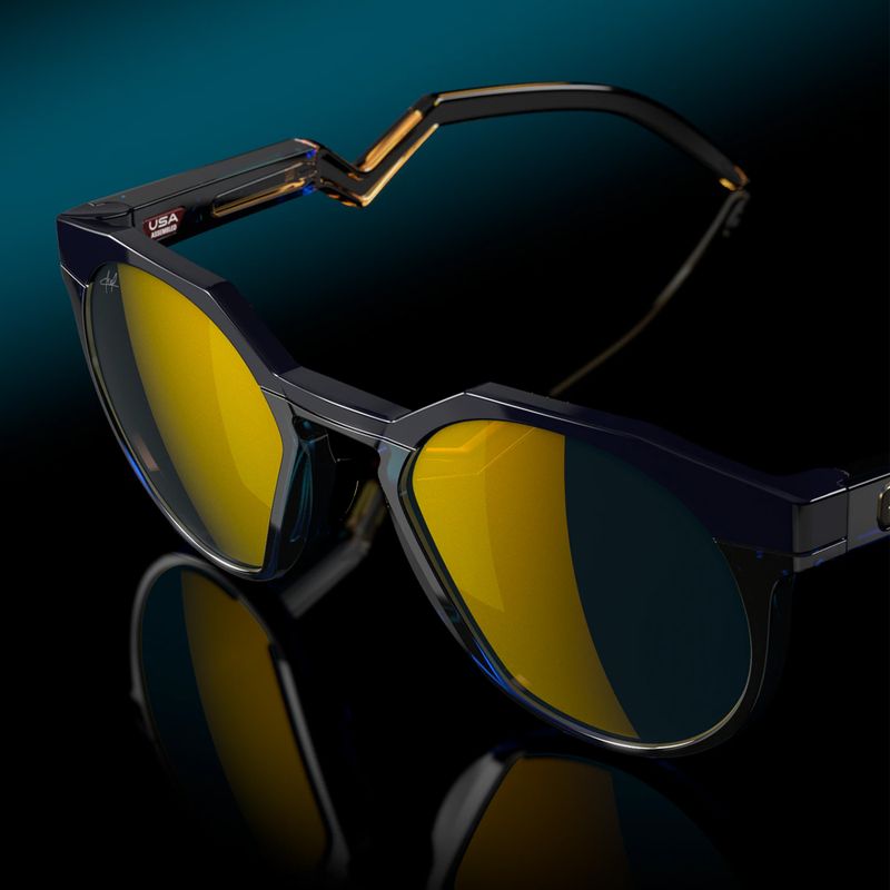 Slnečné okuliare Oakley HSTN Kylian Mbappé Signature Series navy trans blue/prizm 24k polarizačné 6