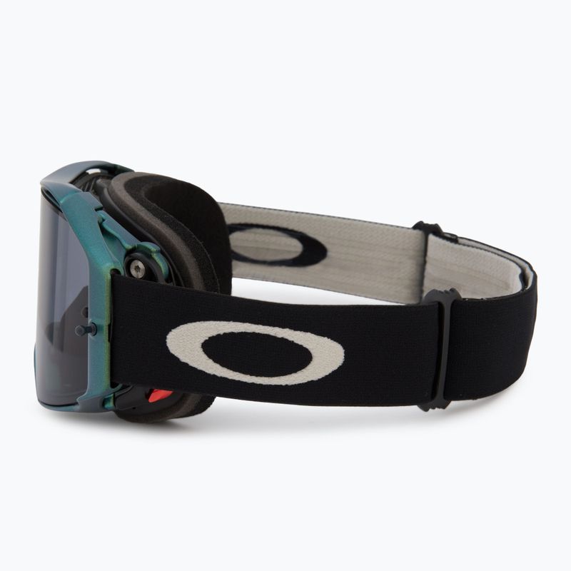Cyklistické okuliare Oakley Airbrake MTB black green colorshift/light grey 4