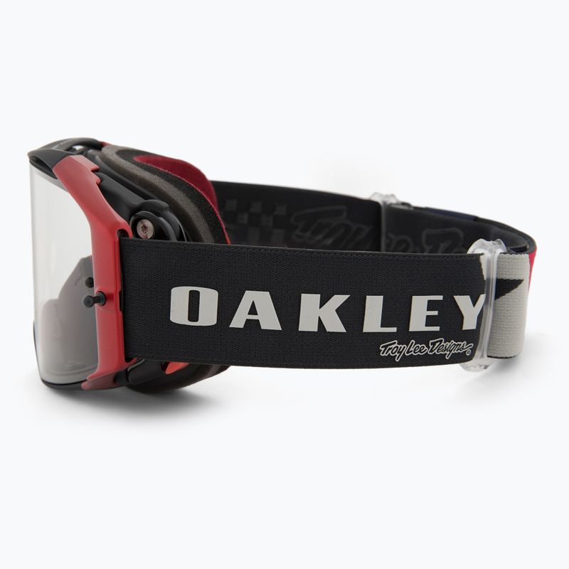 Oakley Airbrake MTB cyklistické okuliare Troy Lee Designs rwb stars/clear 4
