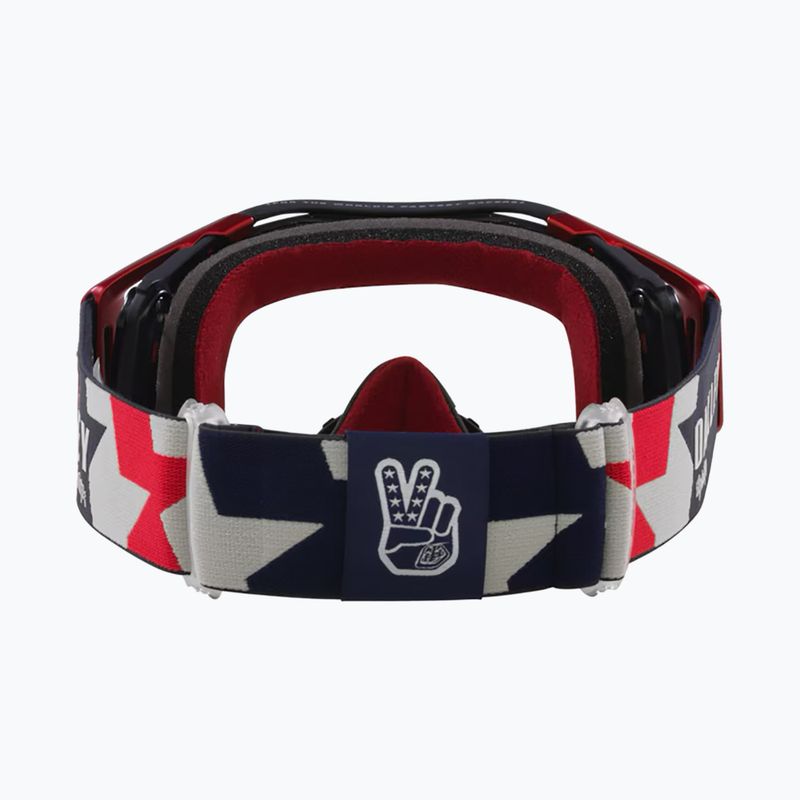 Oakley Airbrake MTB cyklistické okuliare Troy Lee Designs rwb stars/clear 3