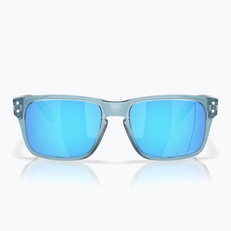 Detské slnečné okuliare Oakley Holbrook XXS transparentné stonewash/prism sapphire 2